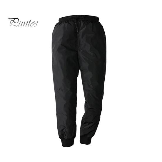 

Зимние мужские утепленные брюки с толстой эластичной талией, ветрозащитные теплые брюки большого размера, водонепроницаемые брюки для мужчин среднего возраста, для повседневной носки на открытом воздухе для отцов L чёрный