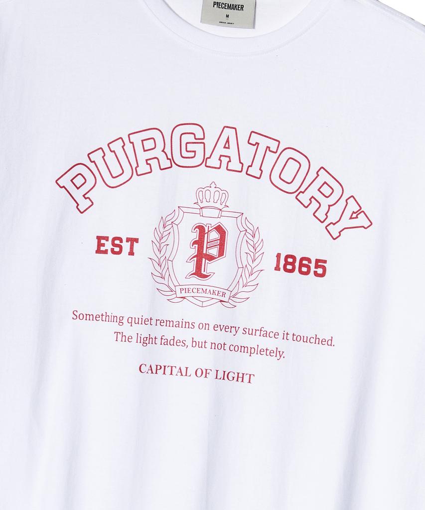 PEACE MAKER Furgatory Crown Short Sleeve T-Shirt (White)