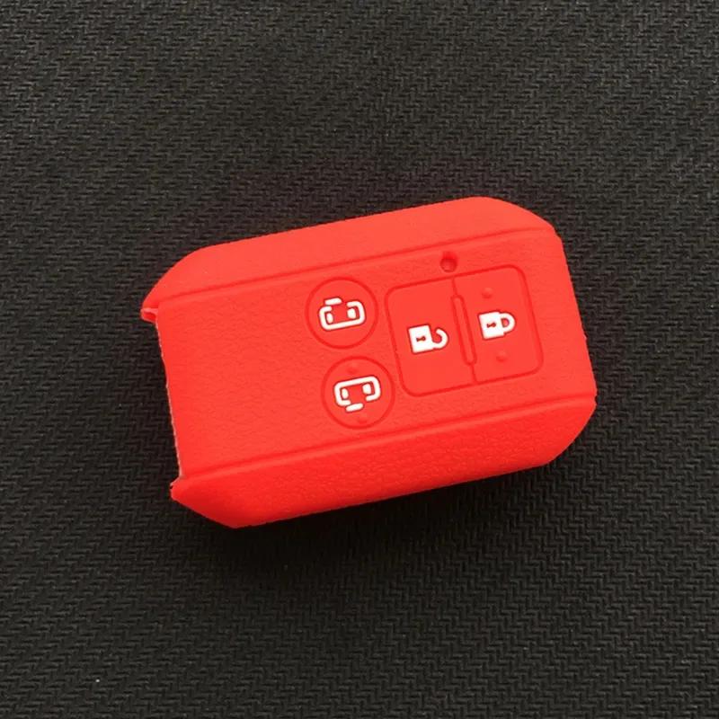 Silicone Flip Remote Key Case Cover Shell for Suzuki Swift Wagon Jimny Sierra Spacia 4 Button Key