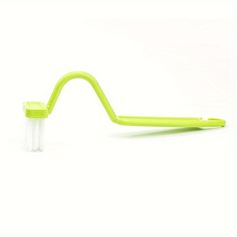 1PC S-type Toilet Brush, Japanese Style Dead Corner Cleaning Brush Creative Toilet Brush Plastic Curved Brush Toilet Cleaning Brush