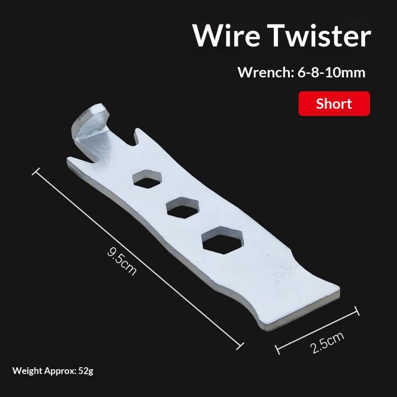 Galvanized Steel Wire Twisting Wrench High Hardness Durable Tool for Farm Fence Wire Repair Installation