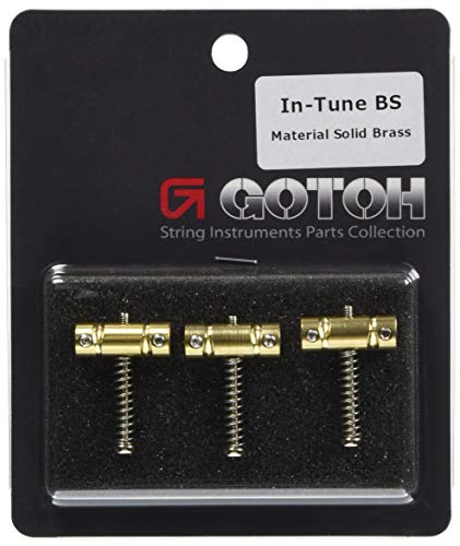 GOTOH Telecaster Bridge Saddles, Set of 3, Brass (PSS-ITB) In-TuneBS