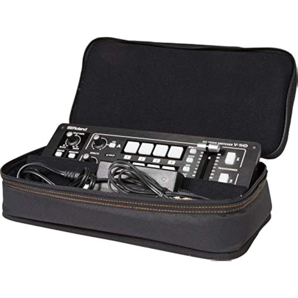 Roland CB-BV1 Video Switcher V-1HD/ V-1SDI Special Carrying Case Black Black Lightweight Durable ...