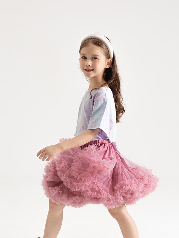 Children's Princess Mesh Tutu Dress - Soft, Puffy, Breathable Skirt for Girls