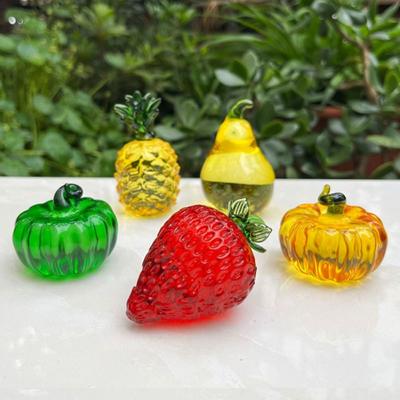 Interesting Artificial Fruit Decoration Crystal Crafts Ornaments  Office