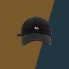 Cute Versatile Little Fox Embroidered Baseball Cap Men's and Women's Spring and Summer Street Fashion Cap Showing Small Face