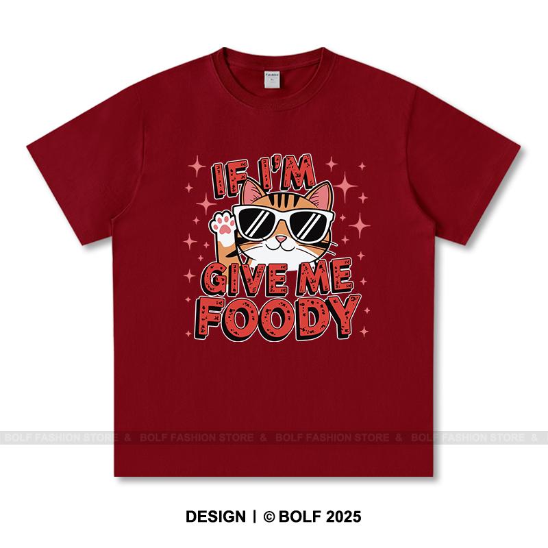 

Женская футболка с принтом If I m Give Me Foody, 100% хлопок, свободные футболки с забавной графикой для мужчин, летние топы, уличная одежда Kawaii XXXL вино красного