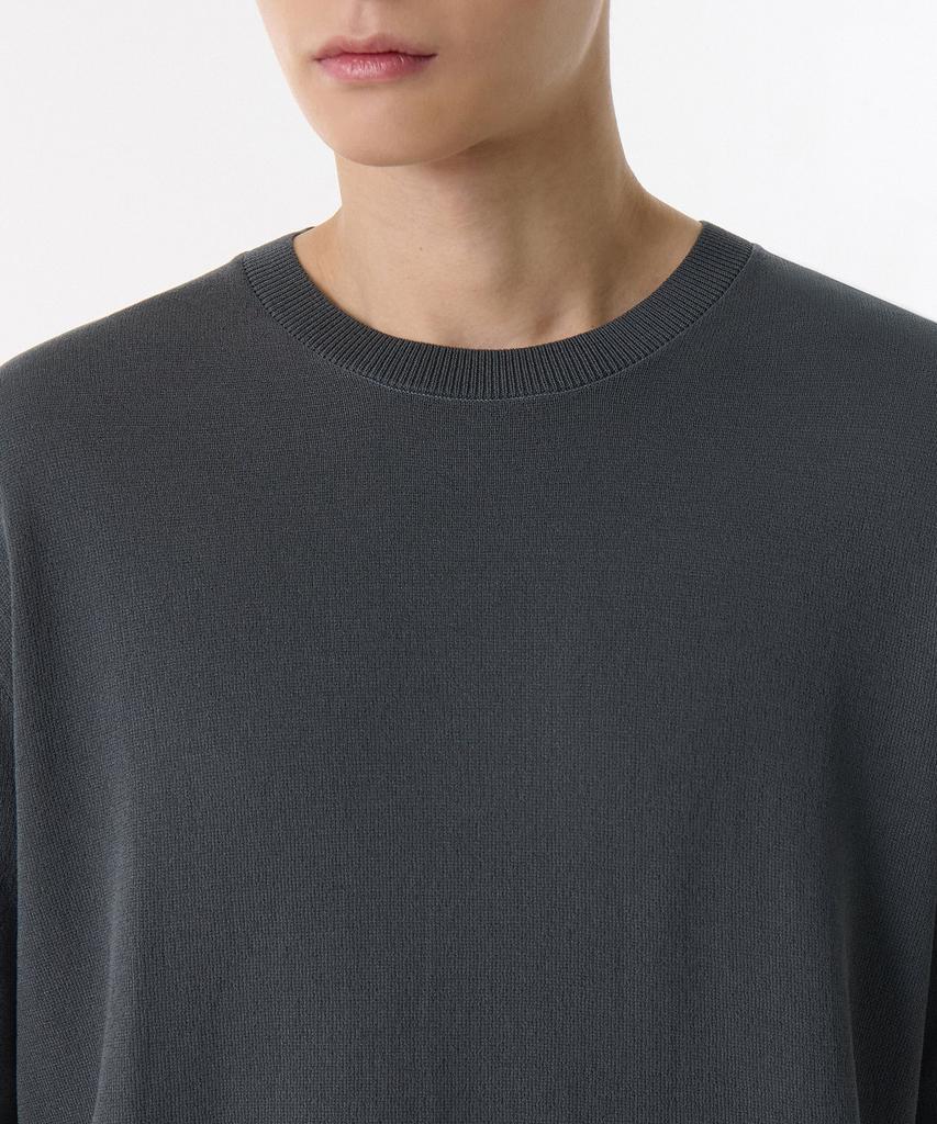 Musinsa Standard Cool Touch Crew Neck Short Sleeve Knit [Gray]