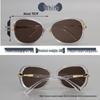 Women's Crystal Stone Tea Lens High-End Sunglasses - Advanced Sunshade Eye Protection