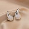 Jewelry Irregular stud earrings Personality trend Geometric hollow water drop earrings