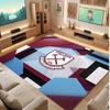 West Ham United Football Print Crystal Velvet Rug, Comfortable Water Absorbent Non Slip Indoor Floor Carpet