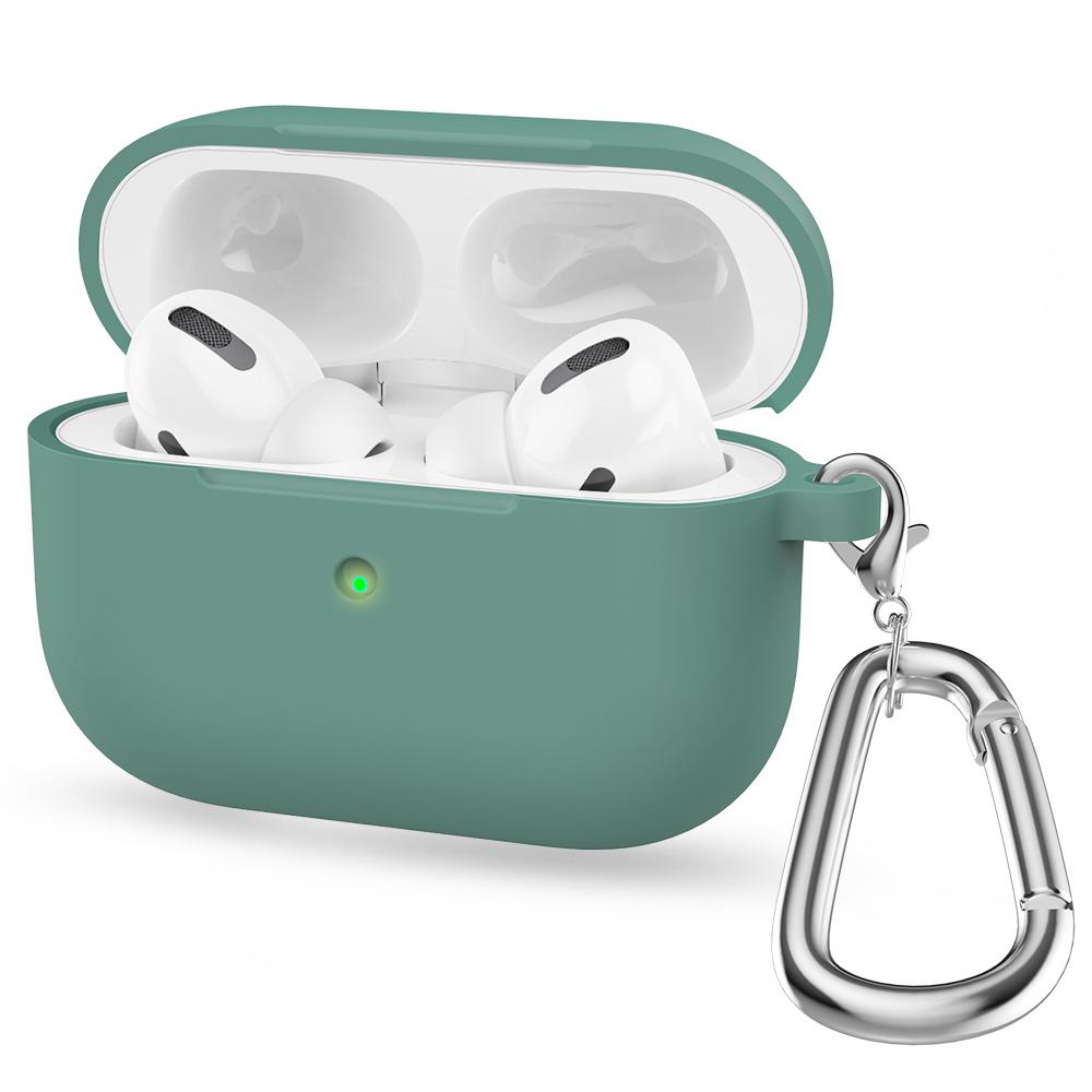 Silicone Earphone Case For Airpods Pro Case Cover Headphone Accessories Protective Box for Apple Airpod Pro 1 Case Bag With Hook