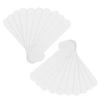 20pcs Collar Sweat Pads Disposable Hat Collar Sweat Stains SelfAdhesive Neck Liner Pads(White )