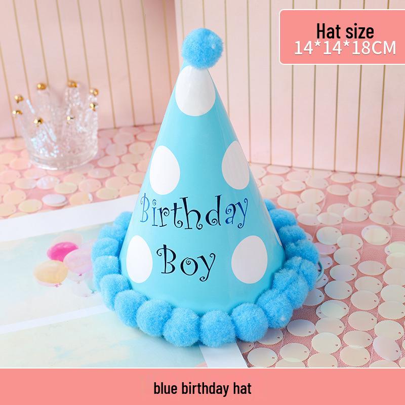 Funny Birthday Party Glasses & Baby Hats - Perfect Photo Props & Cake Decoration