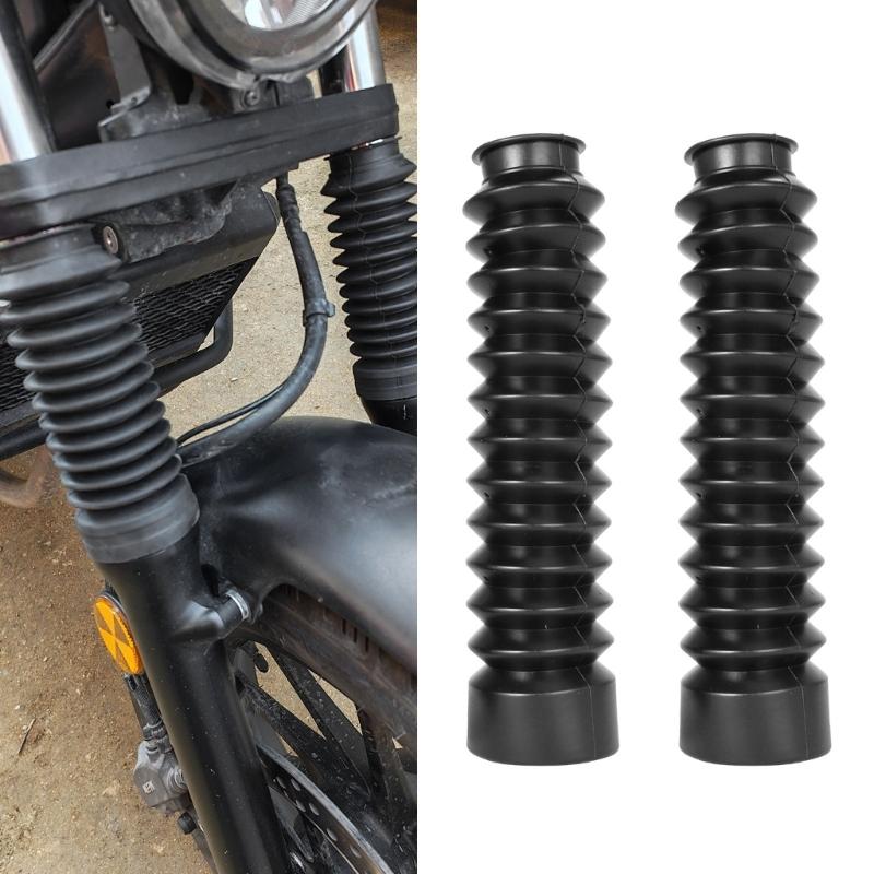 Universal ABS Front Fork Guards For 110-160cc Dirt Bikes Motorcycle Front Fork Suspension Guard Cover Replacement