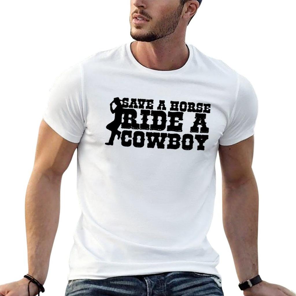 Save A Horse Ride A Cowboy 9 T-Shirt t shirt uomo semplice uomo t-shirt grafica uomo grafica t-shirt