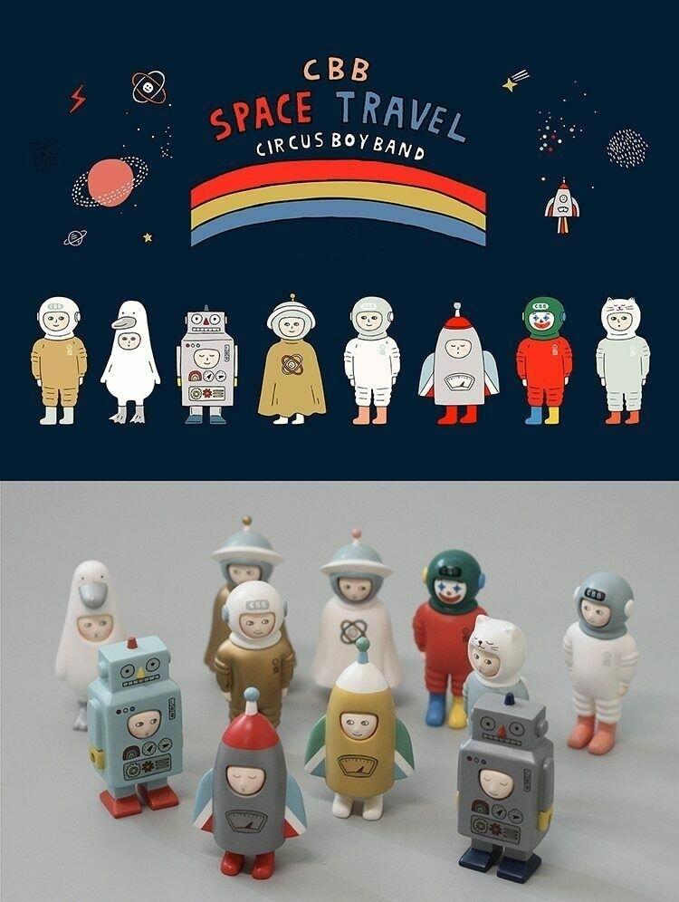 Space Travel SPASE TRAVEL Circus Boy Band Figure Set 12 Pcs