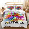 Bed Three-Piece Rainbow Star Illustration Series Unicorn 3D Digital Printing Kit