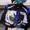 Full Finger Motorcycle Gloves Off-Road Riding Breathable Nylon With Anti-Slip Palm Mens Adult Protective Gear