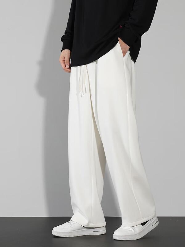 Dingfengbaoluo Men's Loose Straight-Leg Sport Pants