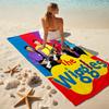 1pc The Wiggles1 Beach Towel, Comfortable and Thick, and Swimming/Bath/Picnic/Camping Towel, Suitable for Seaside Beaches