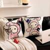 1pc Cute Japan S-sentimental Circus Pillow Case Fashion Square Pillowcase Bedroom Sofa Room Ins Decoration Leisure