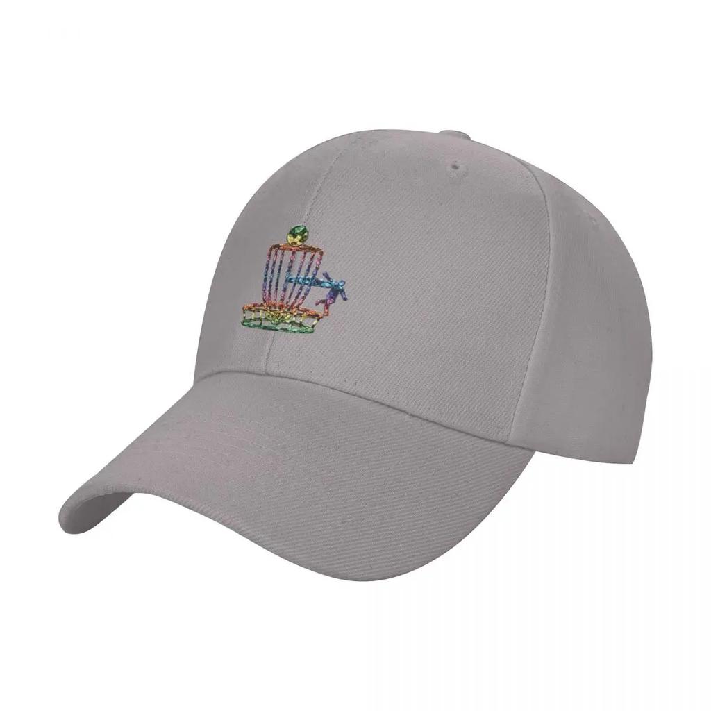 New Disc Golf Basket Art Psychedelic Style Baseball Cap derby hat winter hats for Unisex cute Luxury Brand Unisex Womens