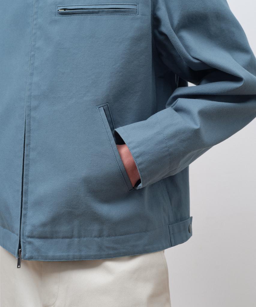 Musinsa Standard Canvas Work Jacket [Blue Grey]