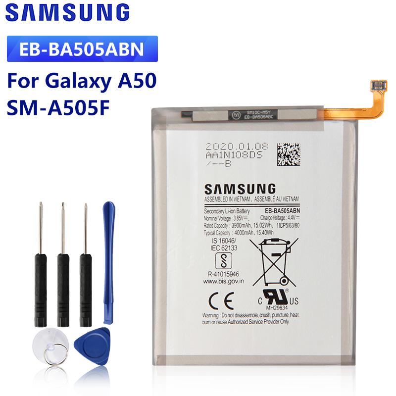 

Original Replacement Battery EB-BA505ABN For Samsung Galaxy A50 A505F SM-A505F A30s A30 A20 SM-A205FN 4000mAh