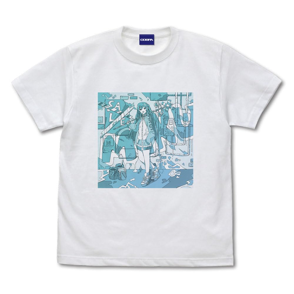 

Cospa Hatsune Miku Hatsune Miku WHITE L size [Official] T-shirt Rubon 27 points Ver.