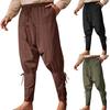 Pantaloni da Pirata in Cotone con Lacci Medievali