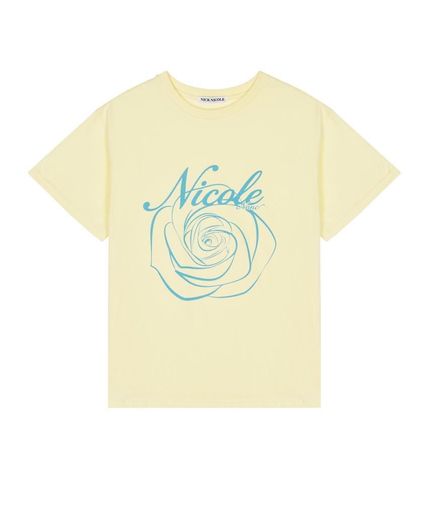 Nigaennikol Nicole Rose Sleeve Top_Yellow Blue