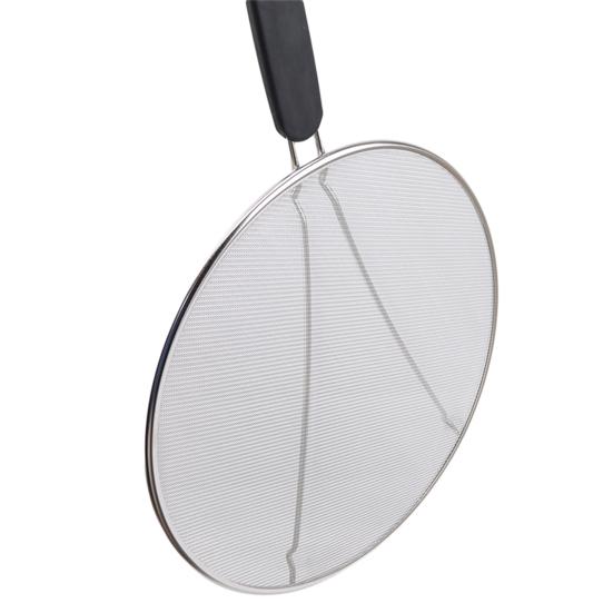 Oil-Proof Splatter Baffle Net Cover Protective Guard with Handle Kitchen Tool Sale Goods
