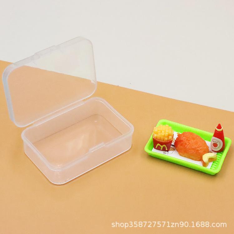 Boxed Food Game Simulation Mini Drink Food Burger Set Resin Ornament Food Model