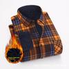New Autumn/Winter Men's Shirts: Checked, Fleece-Lined, Thickened Shirts – Warm, Business and Casual Outerwear for Men