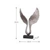 The Sculpture of Da Peng Spreading His Wings Is Luxurious and Light Creative Art Sculpture Eagle Wing Statues Home Decor