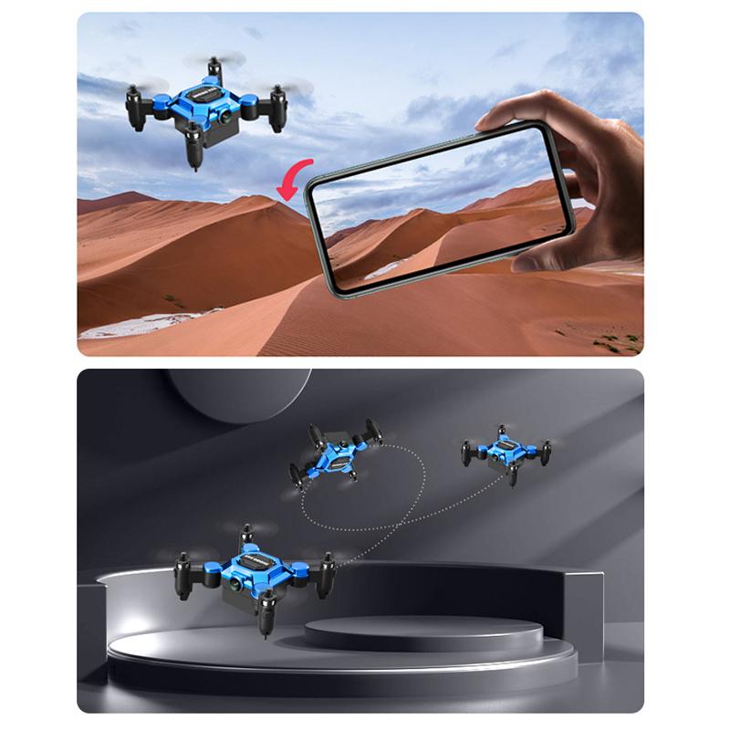 Mini Foldable Drone RC Quadcopter With Camera Lightweight Design Perfect For Kids Exploration