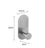 Silver Towel Bar for Bathroom No Drill Punch free Stainless Steel without drill Toilet Tissue Roll Paper Holder Rack Accessories