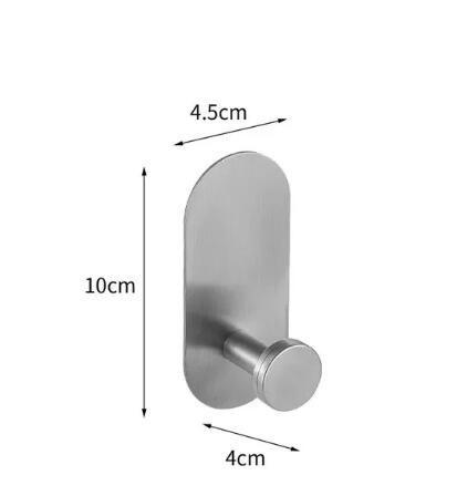 Silver Towel Bar for Bathroom No Drill Punch free Stainless Steel without drill Toilet Tissue Roll Paper Holder Rack Accessories