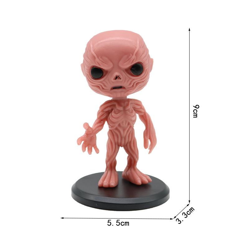 10Pcs/Set Anime Strangers Things Figure Eleven Dustin Barb Steve Demogorgon Figurine Collectible Model Doll Fans Gift