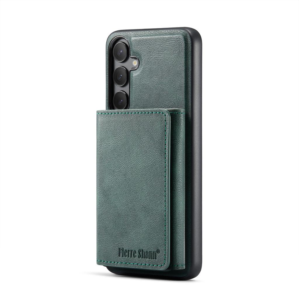 Detachable Fold Wallet Case For Samsung Galaxy S25 Edge S24 Plus S23 FE S22 Ultra For MagSafe Card Holder Cove Fundas