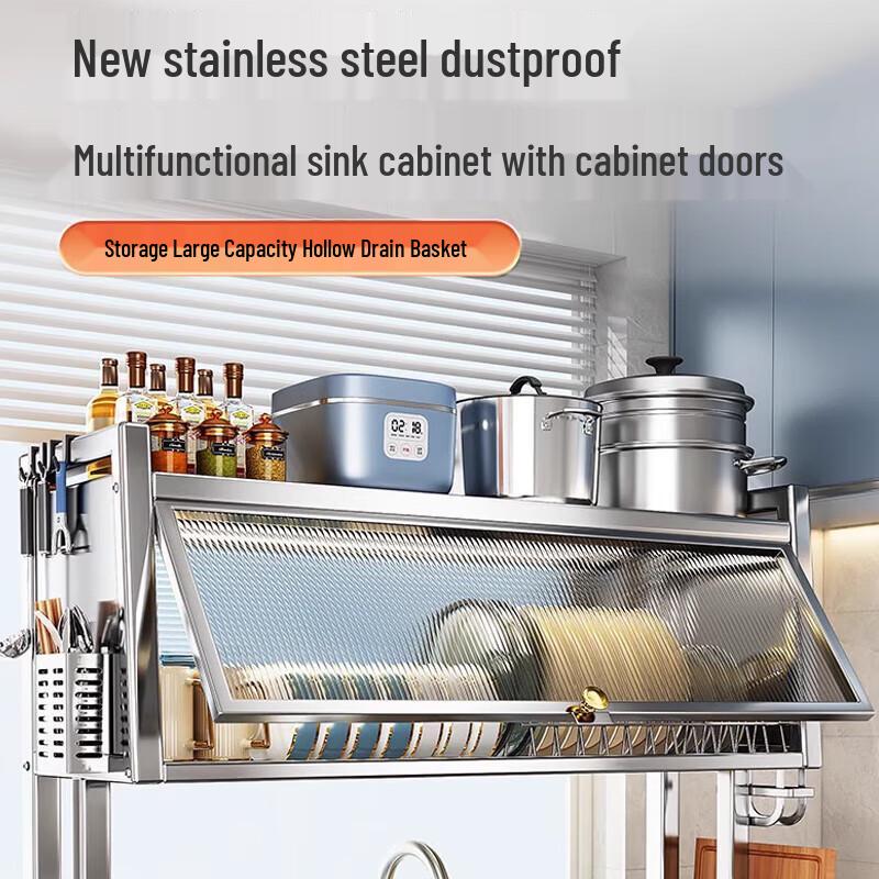 Stainless Steel Over-Sink Dish Drying Rack