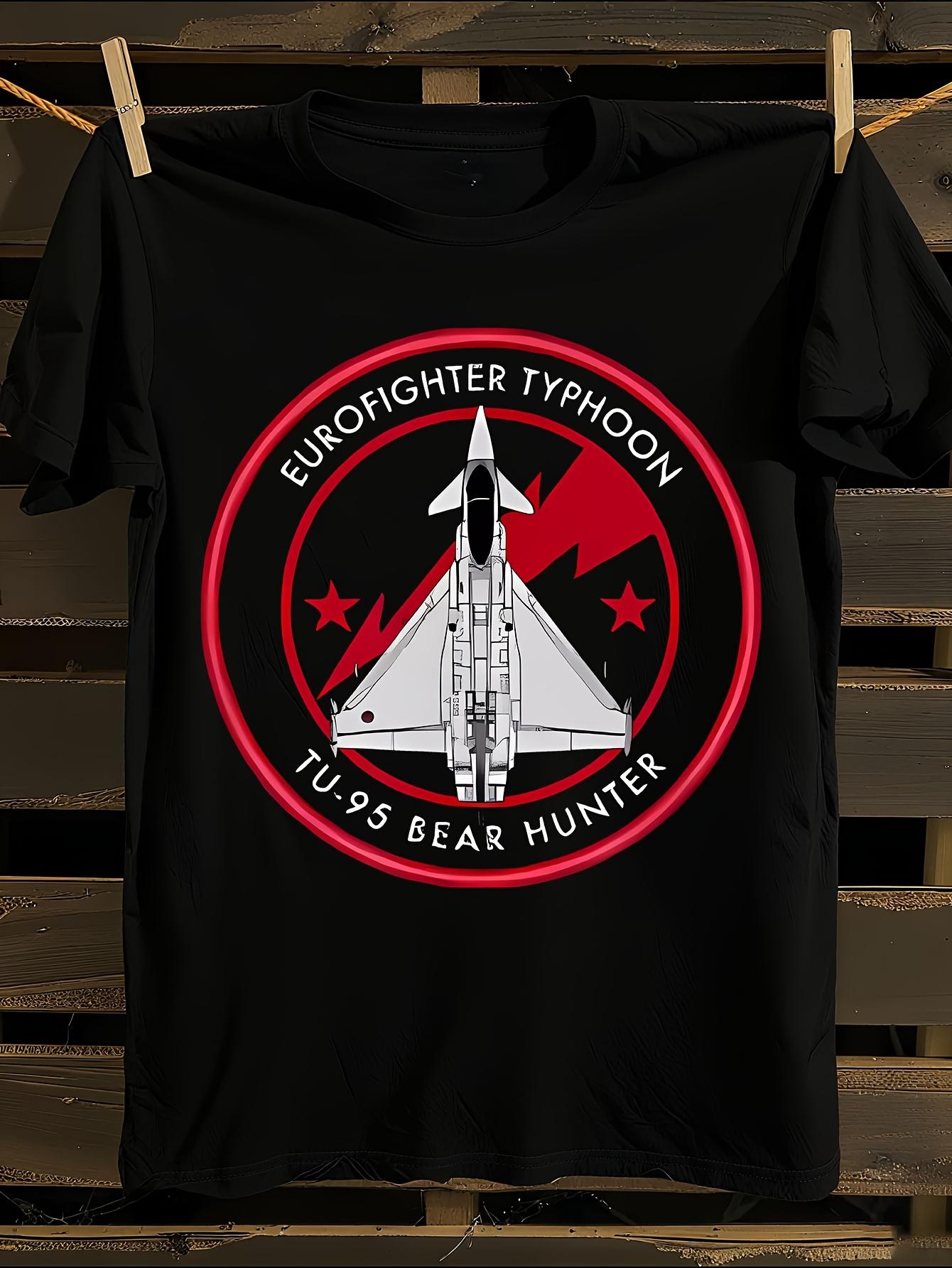 RAF Eurofighter Typhoon Fighter Jet Graphic T-shirt M