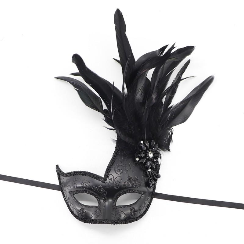 Halloween Feather Masquerade Mask Sexy Party Eye Costume Prop Carnival Princess Style