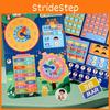 Childrens Educational Calendar Toy With Weather And Week Stickers For Early Learning And Time Recognition