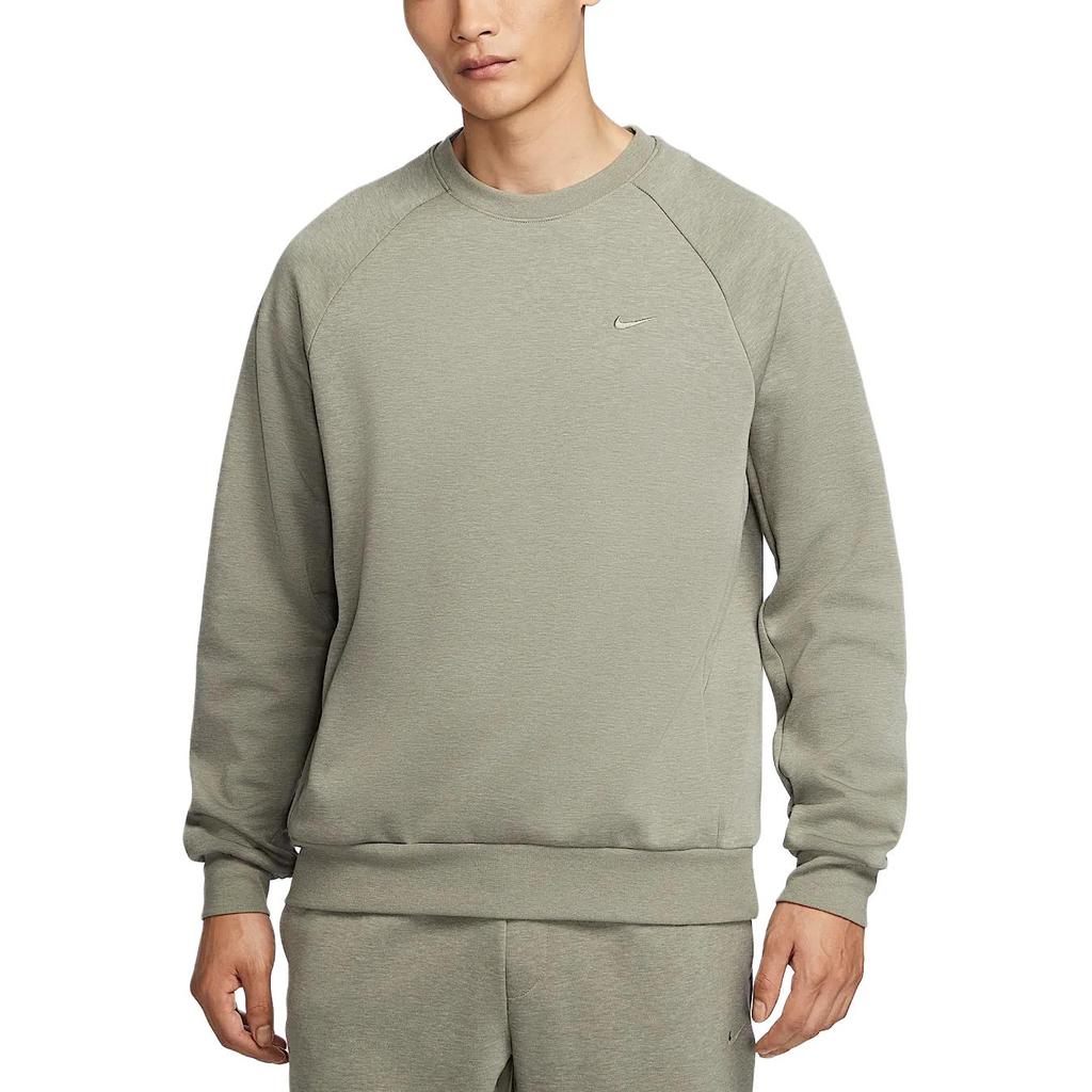 New Nike PrimaryDri Fit Sweatshirt Men's Light Army Green/Color Adjustment FZ0972-320