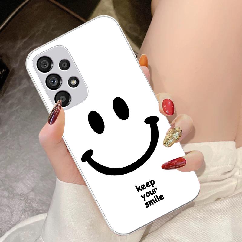 Gehärtetes Glas Handyhülle Für Samsung Galaxy S10 4G S20 11E 30 S21 21Fe 22 Pro S23 Ultra 5G S8 S9 Plus Keep Your Smile