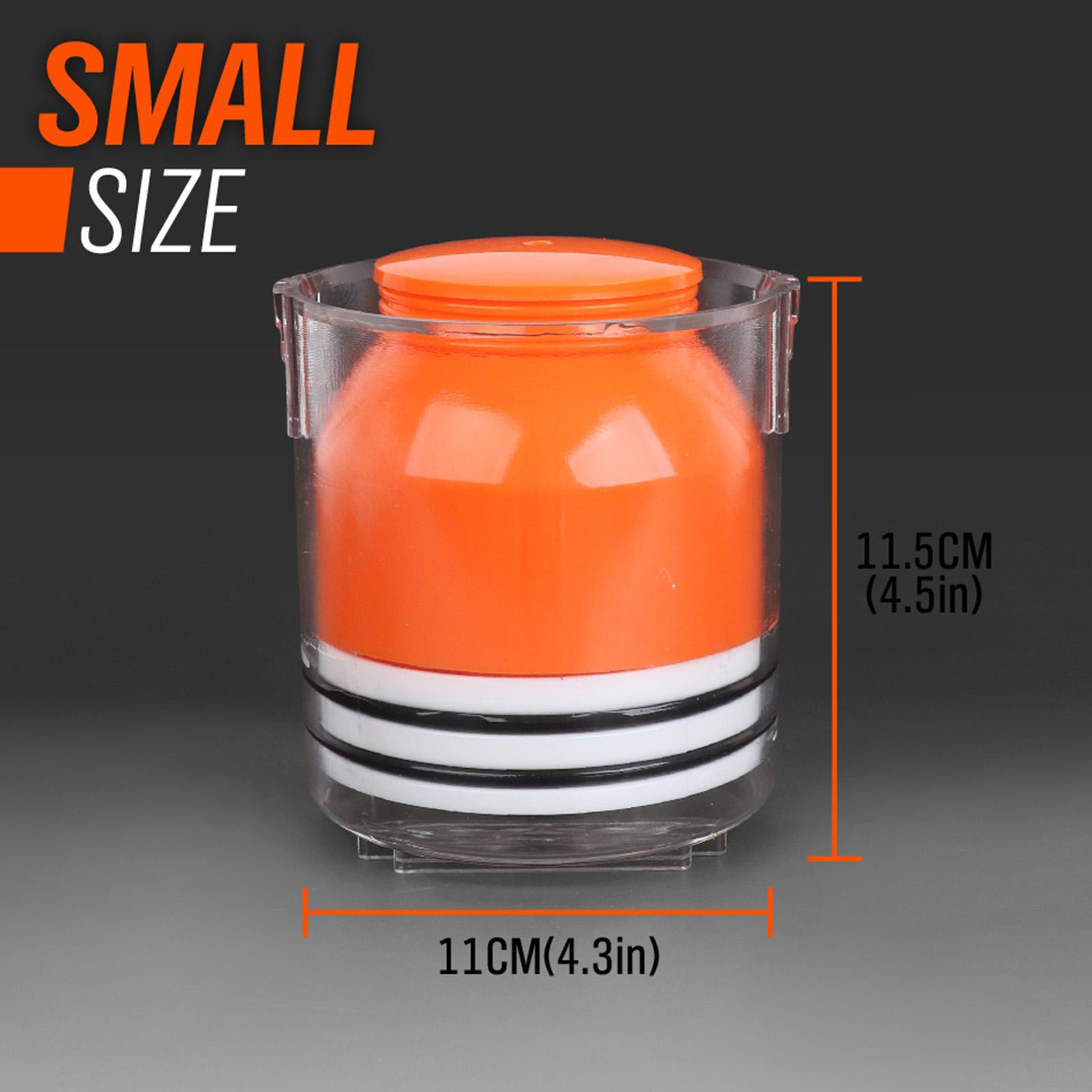 

Mini Bearing Grease Packer Tool Efficient Lubricant Replacement for 3 1/2 Bearings with Transparent Cup for Automotive Car