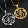 European and American Retro Totem Alloy Pendant Trendy Fashion Men's Necklace Accessories