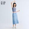 GAP Women's Logo Embroidered Rib Knit Henley Vest